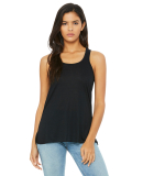 BELLA 8800 Womens Racerback Tank Top in Black