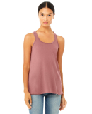 BELLA 8800 Womens Racerback Tank Top in Mauve