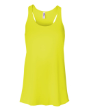 BELLA 8800 Womens Racerback Tank Top in Neon yellow