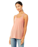 BELLA 8800 Womens Racerback Tank Top in Peach