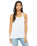 BELLA 8800 Womens Racerback Tank Top in White