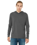 BELLA+CANVAS 3512 Unisex Jersey Hooded T-Shirt in Asphalt