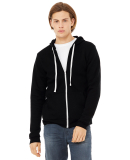 BELLA+CANVAS 3909 Unisex Tri-blend Sponge Fleece Z in Solid black triblend