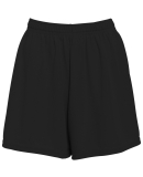 960 Ladies Wicking Mesh Short  in Black