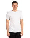 Next Level 6010 Men's Tri-Blend Crew in White