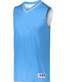 Augusta Sportswear 152 Adult Reversible Two-Color  in Columbia blue/ white