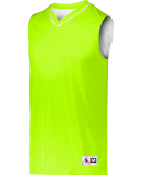 Augusta Sportswear 152 Adult Reversible Two-Color  in Lime/ white