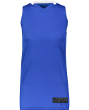 Augusta Sportswear 1732 Ladies' Step-Back Basketba in Royal/ white
