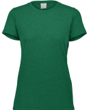 Augusta Sportswear 3067 Ladies' 3.8 oz., Tri-Blend in Dark green heather