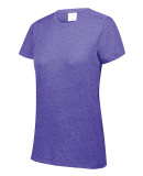 Augusta Sportswear 3067 Ladies' 3.8 oz., Tri-Blend in Purple heather