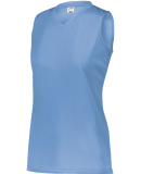 Augusta Sportswear 4795 Girls Sleeveless Wicking A in Columbia blue