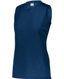 Augusta Sportswear 4795 Girls Sleeveless Wicking A in Navy