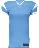 Augusta Sportswear 9582 Adult Slant Football Jerse in Columbia blue/ white
