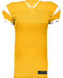 Augusta Sportswear 9583 Youth Slant Football Jerse in Gold/ white