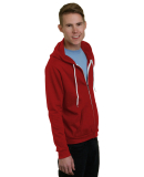 Bayside Apparel 875 Unisex 7 oz., 50/50 Full-Zip F in Cardinal