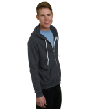 Bayside Apparel 875 Unisex 7 oz., 50/50 Full-Zip F in Charcoal heather