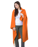 Bayside Apparel 9000 Polyester Stadium Fleece Blan in Orange