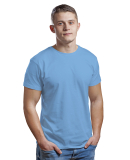 Bayside Apparel 9500 Unisex 4.2 oz., 100% Cotton F in Sky blue