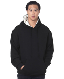 Bayside Apparel BA930 Adult Super Heavy Thermal-Li in Black/ cream