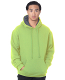 Bayside Apparel BA930 Adult Super Heavy Thermal-Li in Lime green/ dark grey