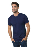 Bayside Apparel 9570 Unisex 4.2 oz., Triblend T-Sh in Tri indigo