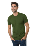 Bayside Apparel 9570 Unisex 4.2 oz., Triblend T-Sh in Tri olive