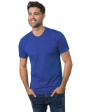Bayside Apparel 9570 Unisex 4.2 oz., Triblend T-Sh in Tri royal blue