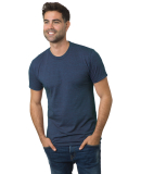 Bayside Apparel 9570 Unisex 4.2 oz., Triblend T-Sh in Tri steel blue