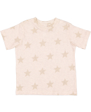 Code V 3029 Toddler Five Star T-Shirt in Natural heather star