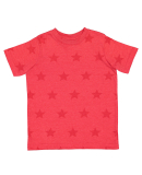 Code V 3029 Toddler Five Star T-Shirt in Red star