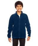 Team 365 TT90Y Youth Campus Microfleece Jacket in Sport dark navy