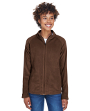 Team 365 TT90W Ladies' Campus Microfleece Jacket in Sport dark brown