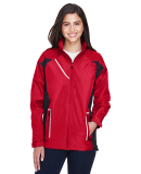 Team 365 TT86W Ladies' Dominator Waterproof Jacket in Sport red