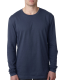 Next Level 3601 Men's Long Sleeve Crew in Indigo