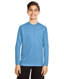 Team 365 TT11YL Youth Zone Performance Long-Sleeve in Sport light blue
