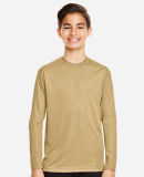 Team 365 TT11YL Youth Zone Performance Long-Sleeve in Sport vegas gold