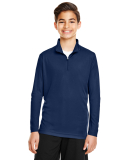 Team 365 TT31Y Youth Zone Performance Quarter-Zip in Sport dark navy