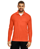 Team 365 TT31 Men's Zone Performance Quarter-Zip in Sport orange
