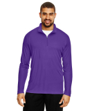 Team 365 TT31 Men's Zone Performance Quarter-Zip in Sport purple