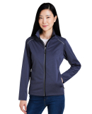 Core 365 CE708W Ladies' Techno Lite Three-Layer Kn in Classic navy heather