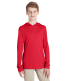Team 365 TT41Y Youth Zone Performance Hoodie in Sport red