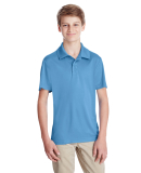 Team 365 TT51Y Youth Zone Performance Polo in Sport light blue