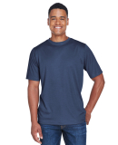 Team 365 TT11H Men's Sonic Heather Performance T-S in Sport dark navy heather