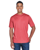 Team 365 TT11H Men's Sonic Heather Performance T-S in Sport red heather