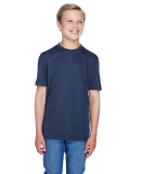 Team 365 TT11HY Youth Sonic Heather Performance T- in Sp drk nvy hth