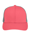 Team 365 TT802 by Yupoong Adult Zone Sonic Heather in Sp red ht/ sp gr