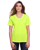 Core 365 CE111W Ladies' Fusion ChromaSoft™ Perfo in Safety yellow