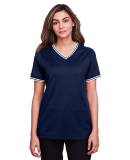 Devon and Jones DG20CW Ladies' CrownLux Performanc in Navy/ white