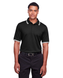 Devon and Jones DG20C Men's CrownLux Performance™ Plaited Tipped Polo