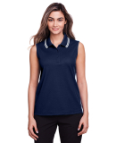 Devon and Jones DG20SW Ladies' CrownLux Performanc in Navy/ white